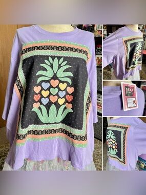 Vintage Quilt Block Tshirt! 🍍